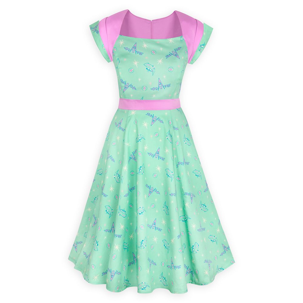 New Large Disney Parks Cars Land Flo’s dress mint green and newest pink