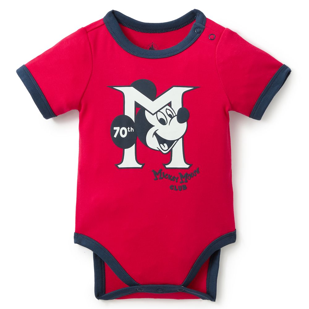 Mickey Mouse Club 70th Anniversary Bodysuit for Baby Official shopDisney