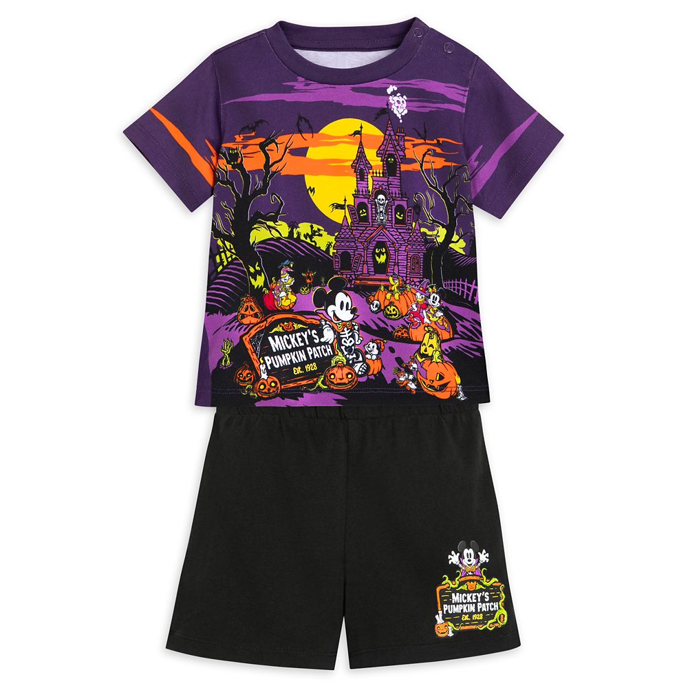 Mickey Mouse and Friends Halloween T-Shirt and Shorts Set for Baby Official shopDisney