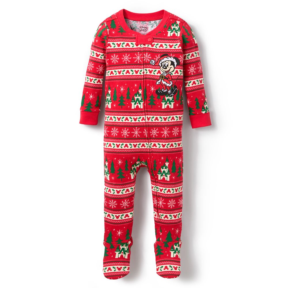 Mickey Mouse Holiday Stretchy Sleeper for Baby Official shopDisney