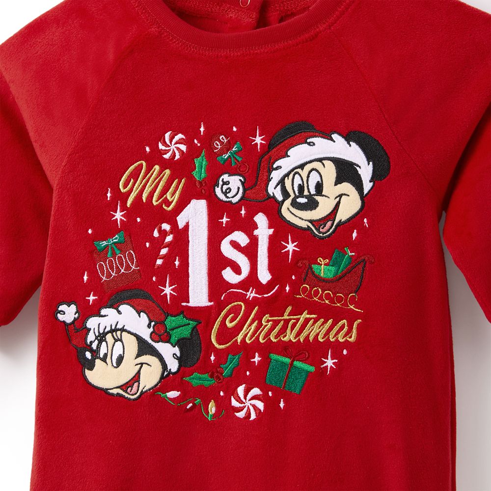 Mickey Mouse My 1st Christmas Holiday Sleeper for Baby