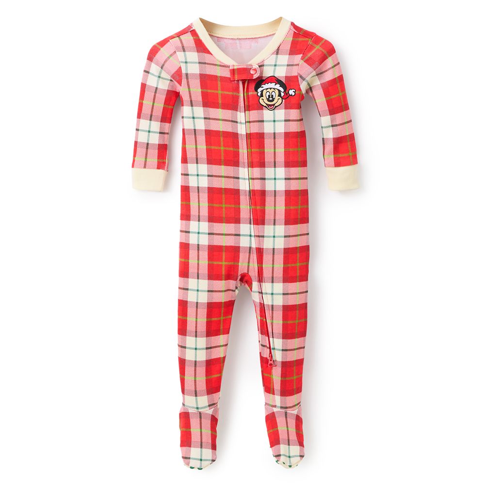 Mickey Mouse Plaid Holiday Sleeper for Baby Official shopDisney