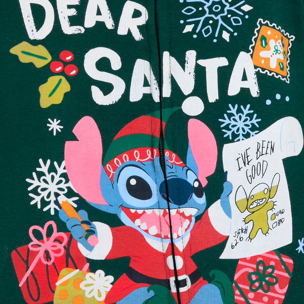 Stitch Holiday Stretchie Sleeper for Baby &ndash; Lilo & Stitch