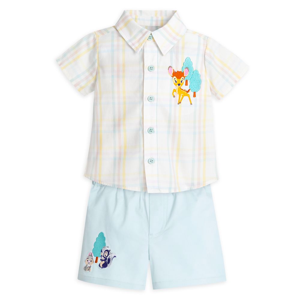 Bambi Woven Shirt and Shorts Set for Baby Official shopDisney