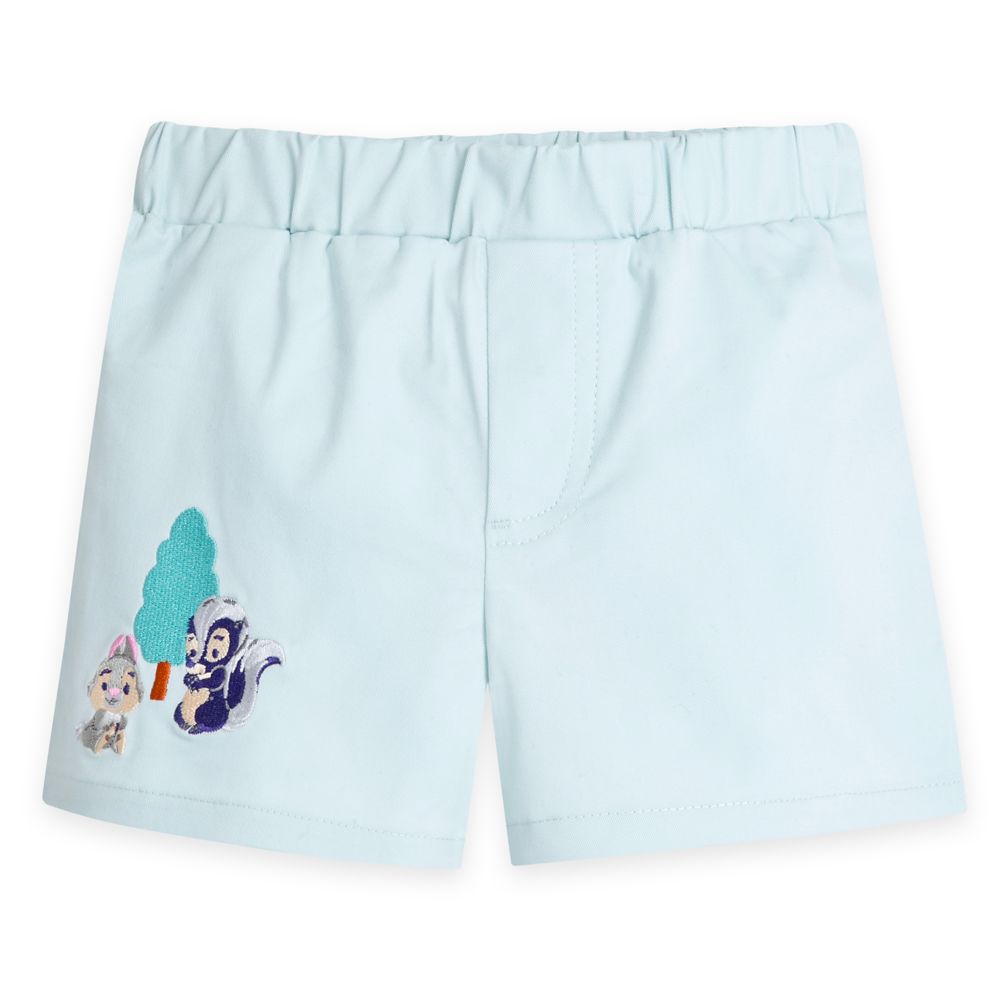 Bambi Woven Shirt and Shorts Set for Baby