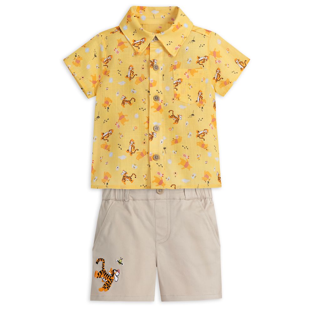 Winnie the Pooh and Tigger Shirt and Shorts Set for Baby