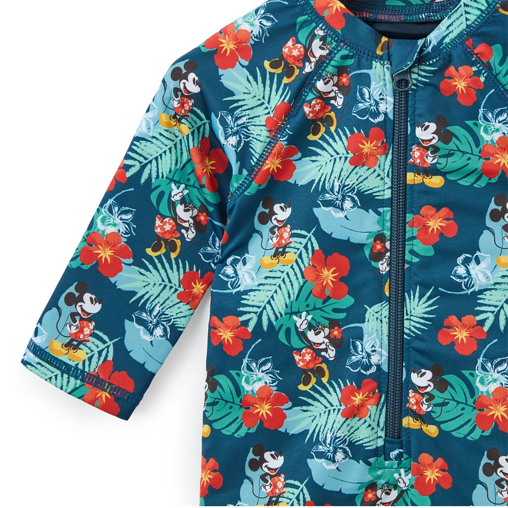 Mickey and Minnie Mouse Rash Guard for Baby