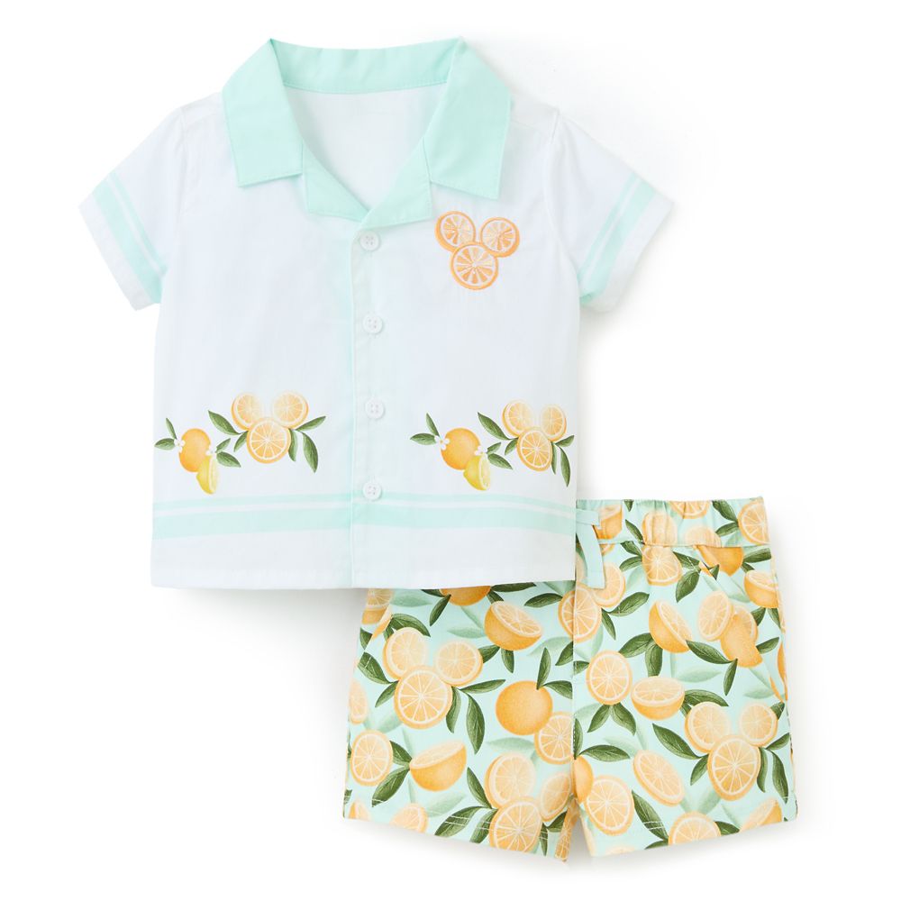 Mickey Mouse Icon Oranges Shirt and Shorts Set for Baby
