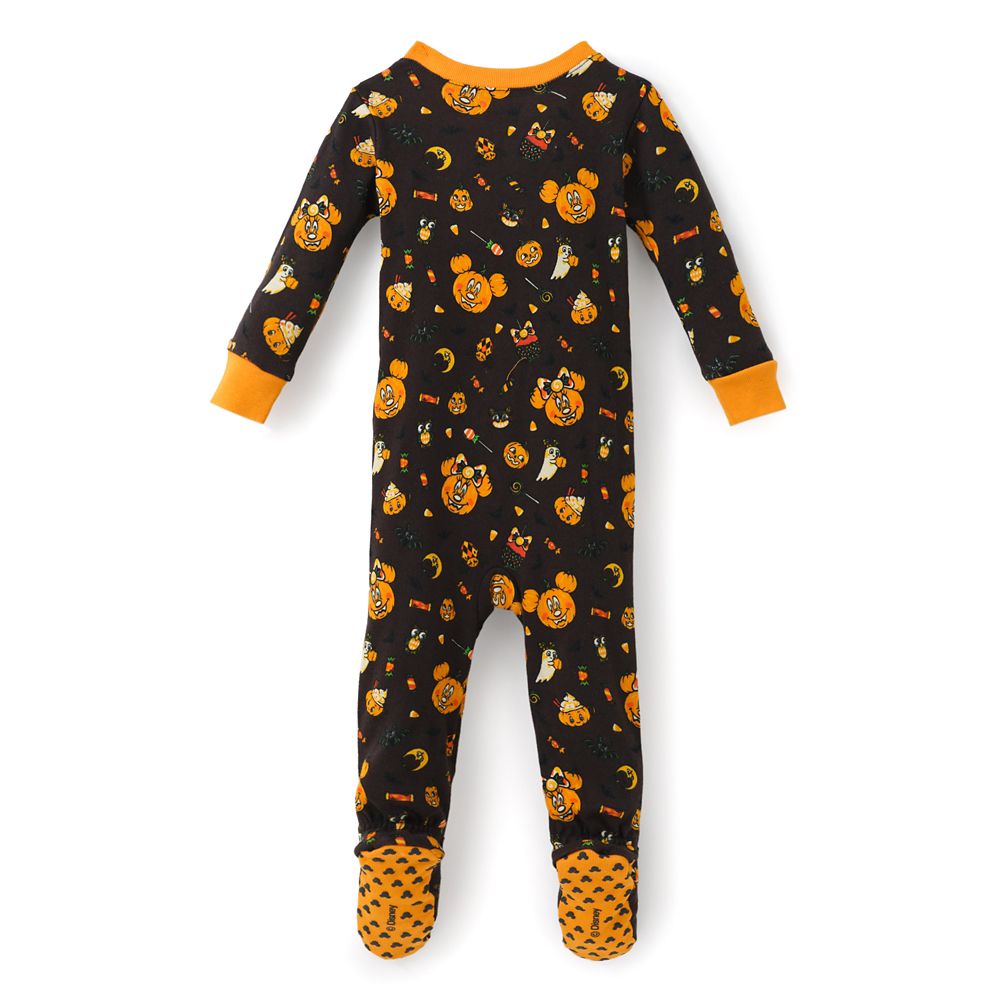 Mickey and Minnie Mouse Halloween Stretchie Sleeper for Baby