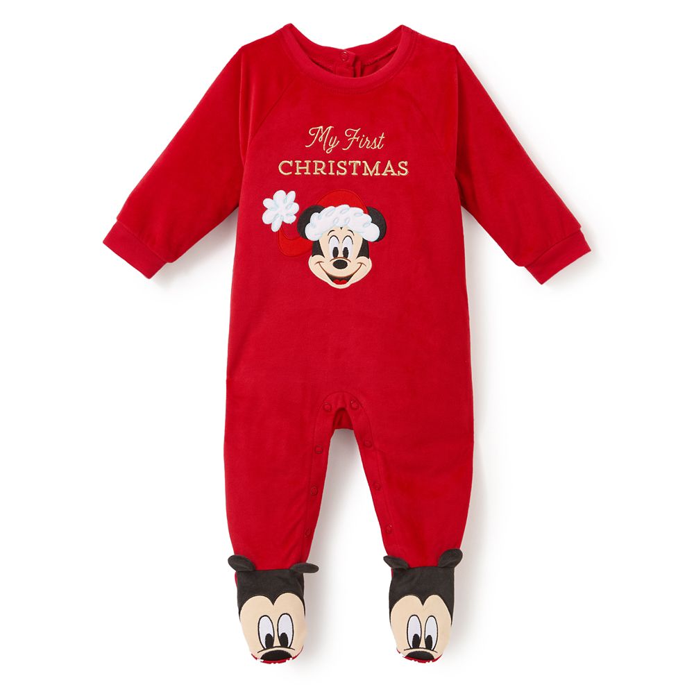 Mickey Mouse ''My First Christmas'' Sleeper for Baby