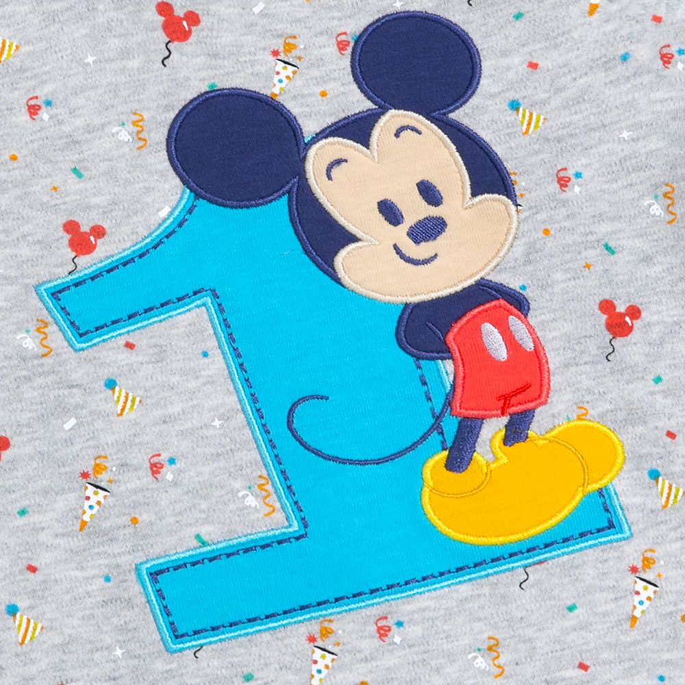 Mickey Mouse ''1'' Bodysuit Set for Baby