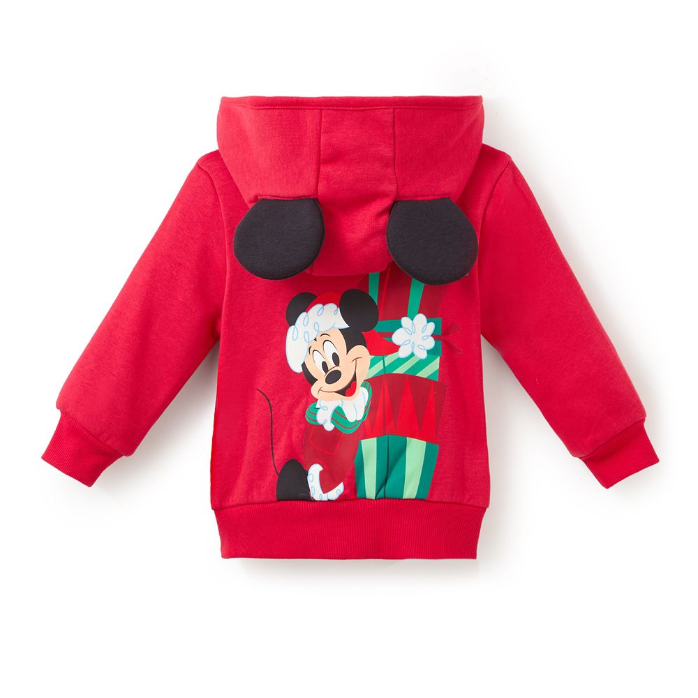 Mickey Mouse Holiday Zip-Up Hoodie for Baby