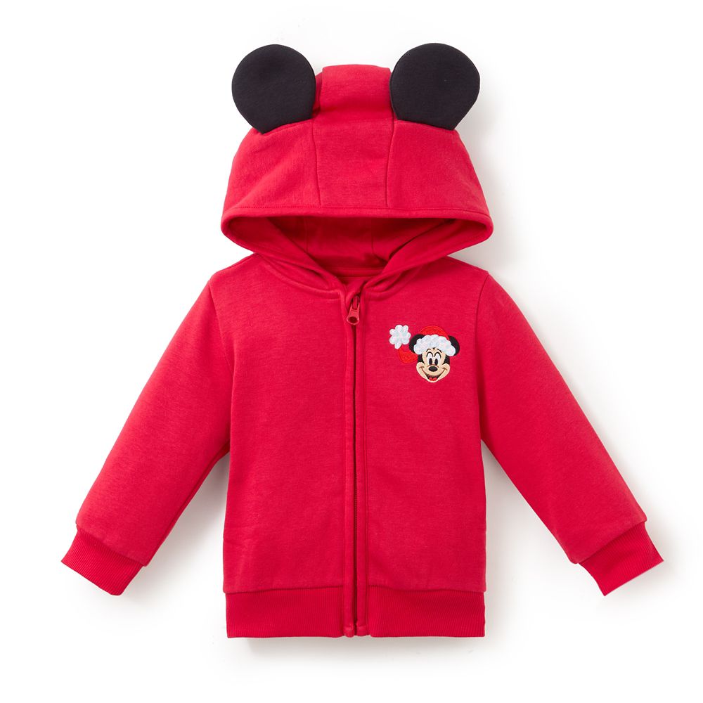 Mickey Mouse Holiday Zip-Up Hoodie for Baby