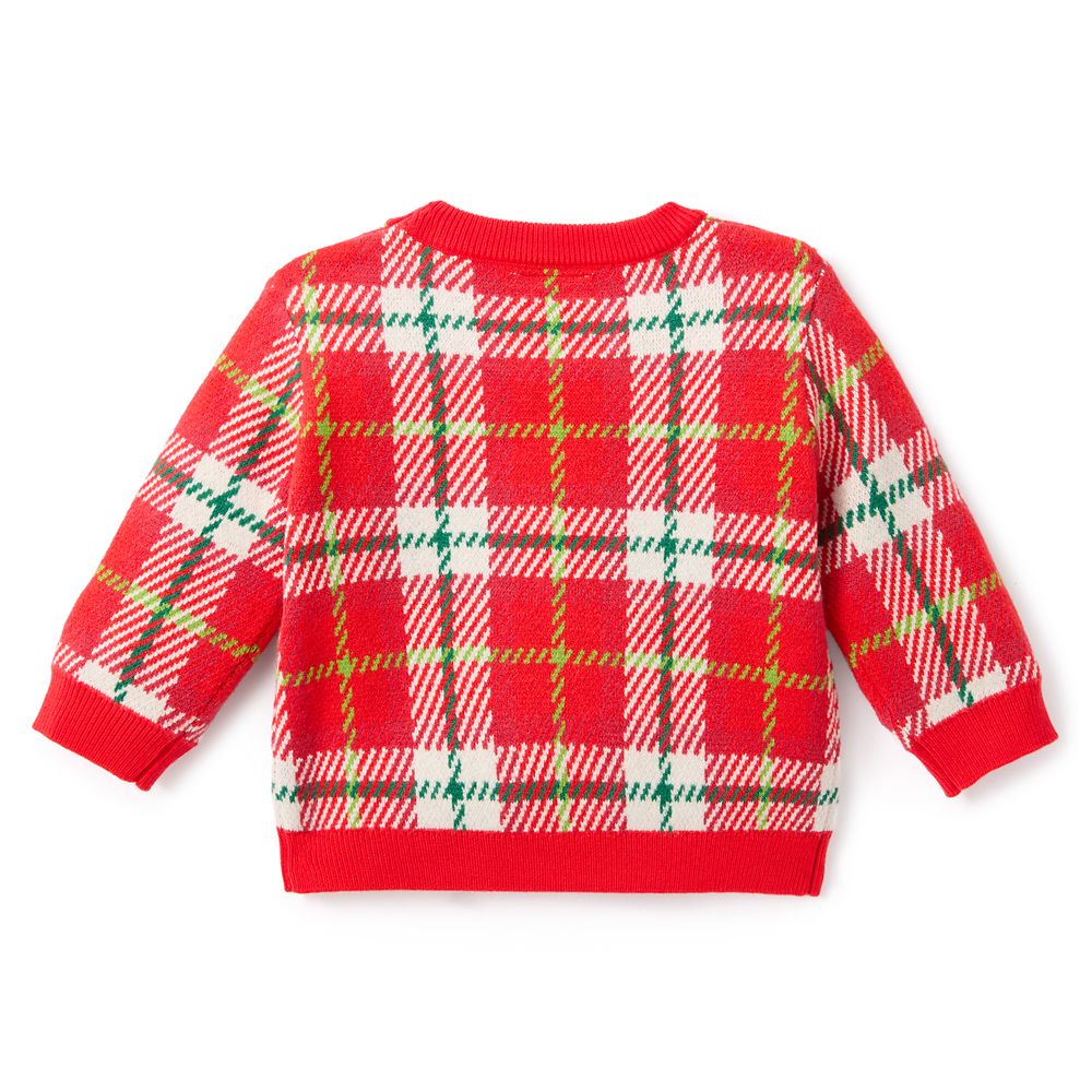 Mickey Mouse Holiday Plaid Sweater for Baby