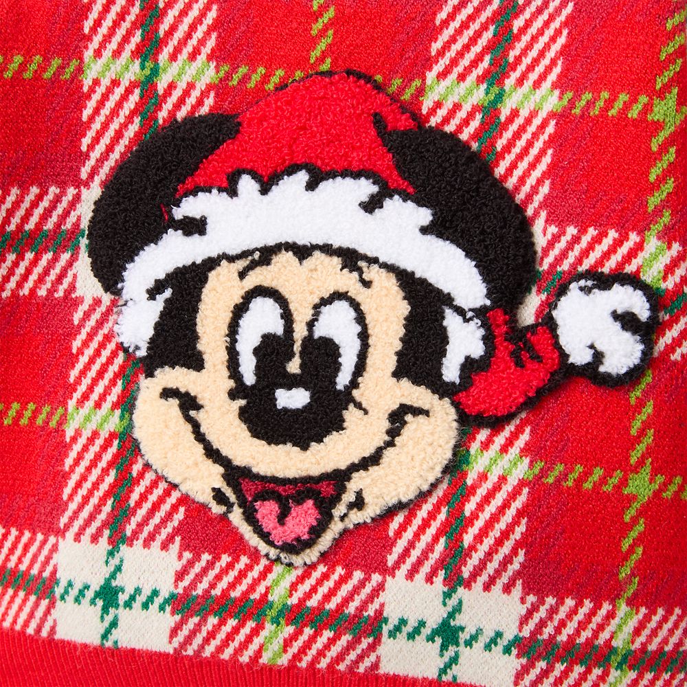 Mickey Mouse Holiday Plaid Sweater for Baby