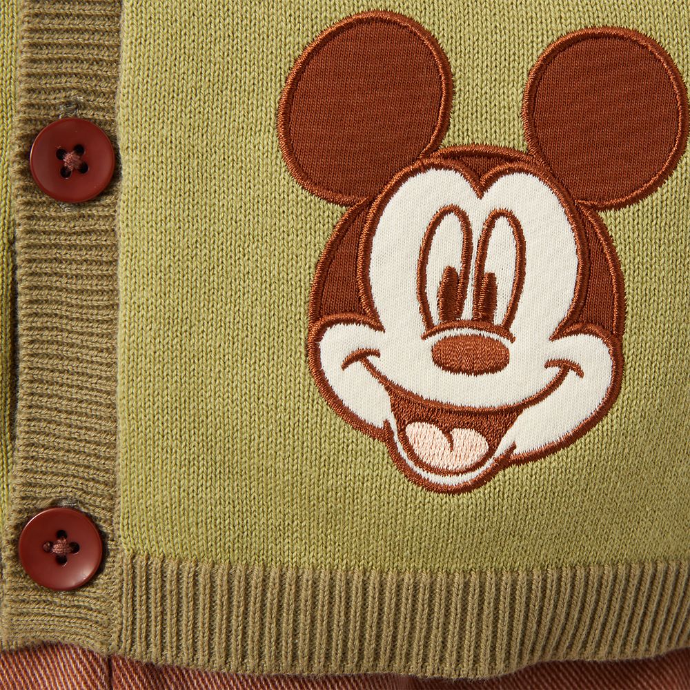 Mickey Mouse and Donald Duck Vest Pants and Bodysuit Set for Baby