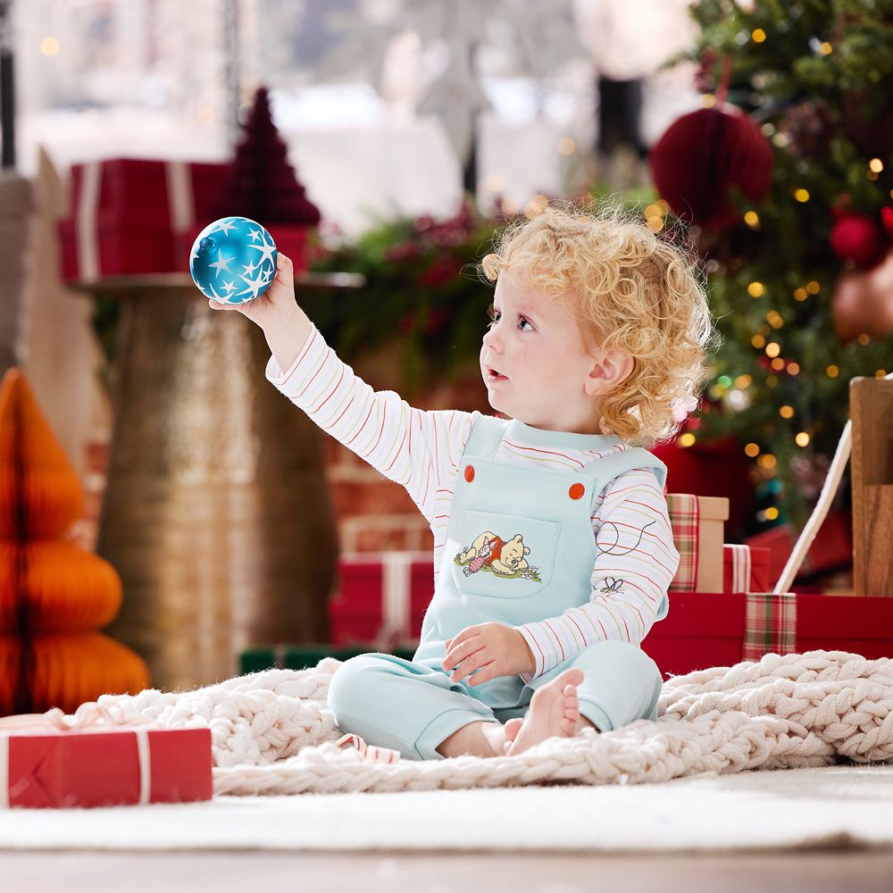 Winnie the Pooh and Piglet Overalls Set for Baby