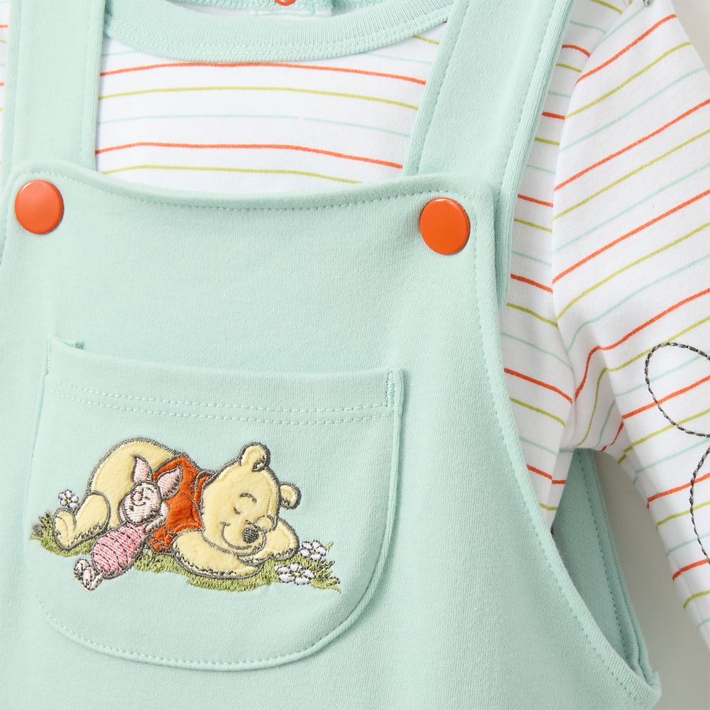 Winnie the Pooh and Piglet Overalls Set for Baby
