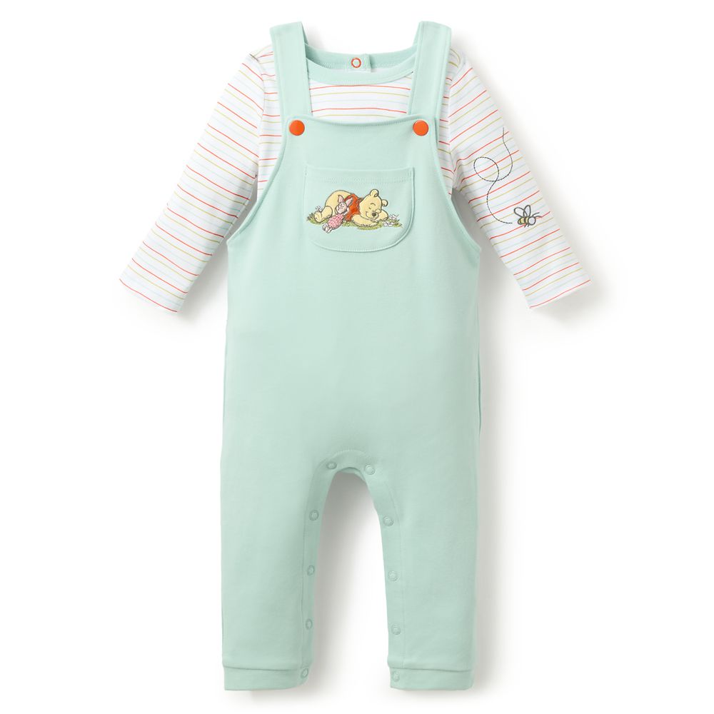 Winnie the Pooh and Piglet Overalls Set for Baby