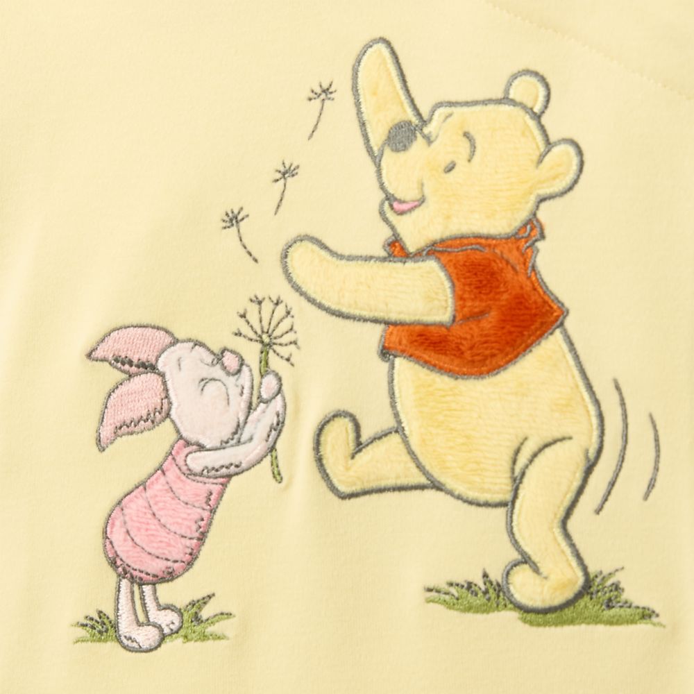 Winnie the Pooh and Piglet Hooded Bodysuit for Baby