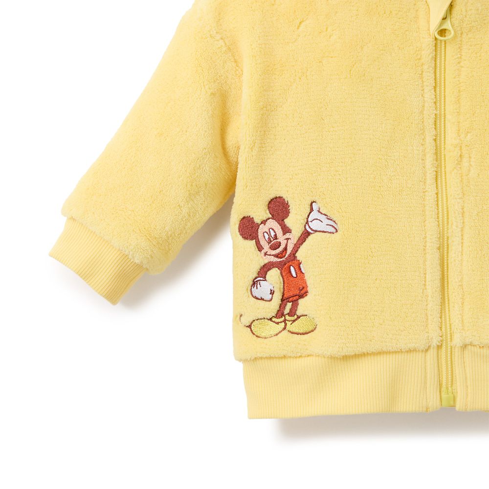 Mickey Mouse Plush Zip Hoodie for Baby