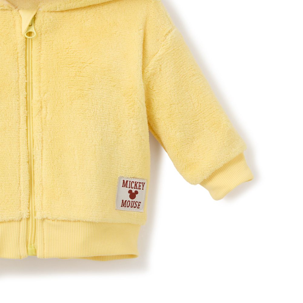 Mickey Mouse Plush Zip Hoodie for Baby