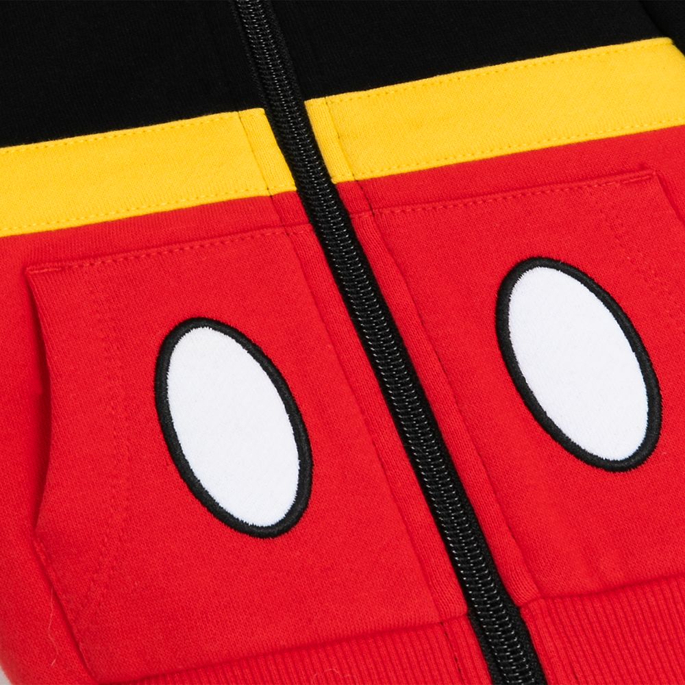 Mickey Mouse Costume Zip Hoodie for Baby