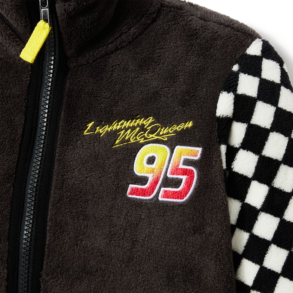 Lightning McQueen Zip Fleece Jacket for Kids - Cars - Personalized