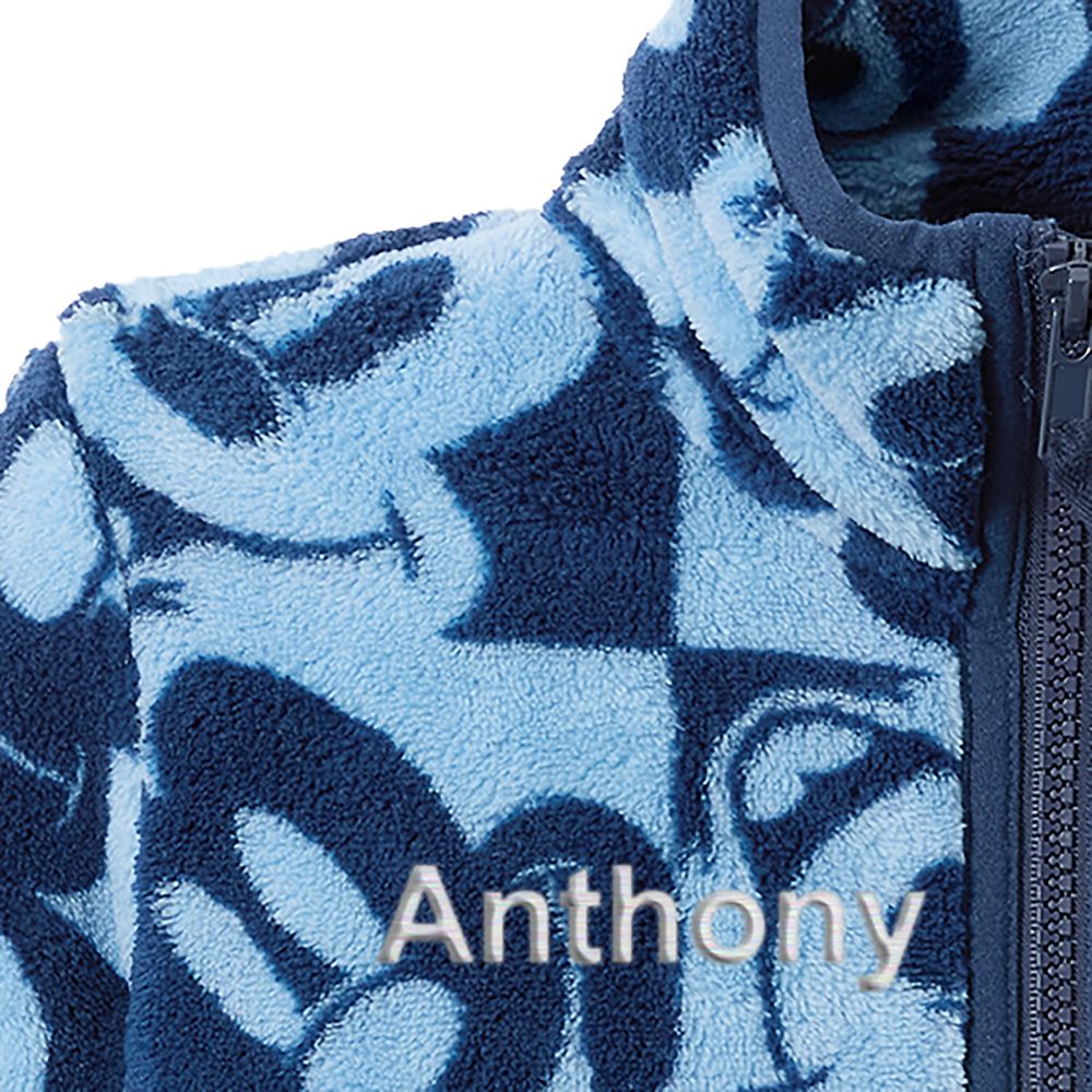 Mickey Mouse Zip Fleece Jacket for Kids &ndash; Personalized
