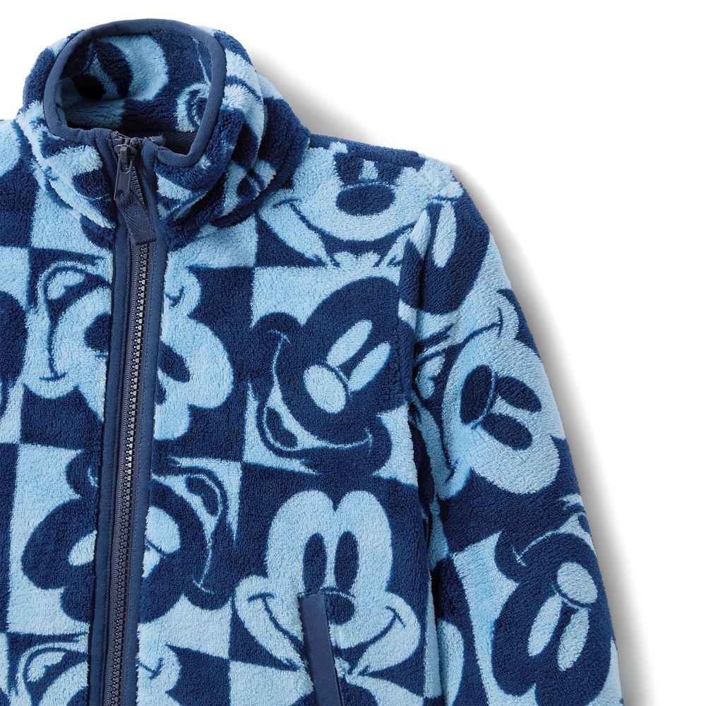 Mickey Mouse Zip Fleece Jacket for Kids - Personalized