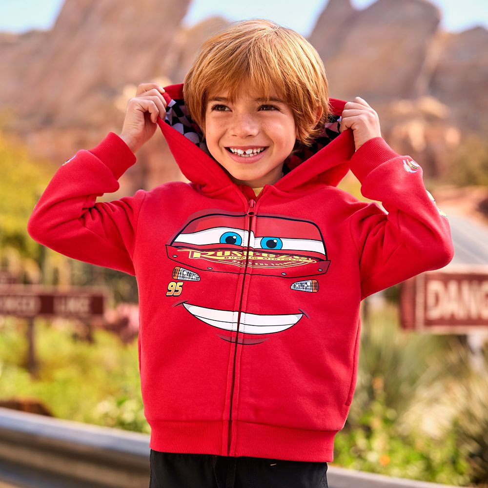 Lightning McQueen Zip Hoodie for Kids - Cars