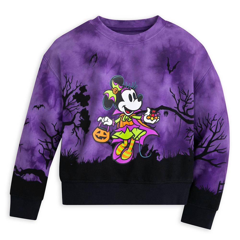 Mickey and Minnie Mouse Halloween Pullover Sweatshirt for Kids
