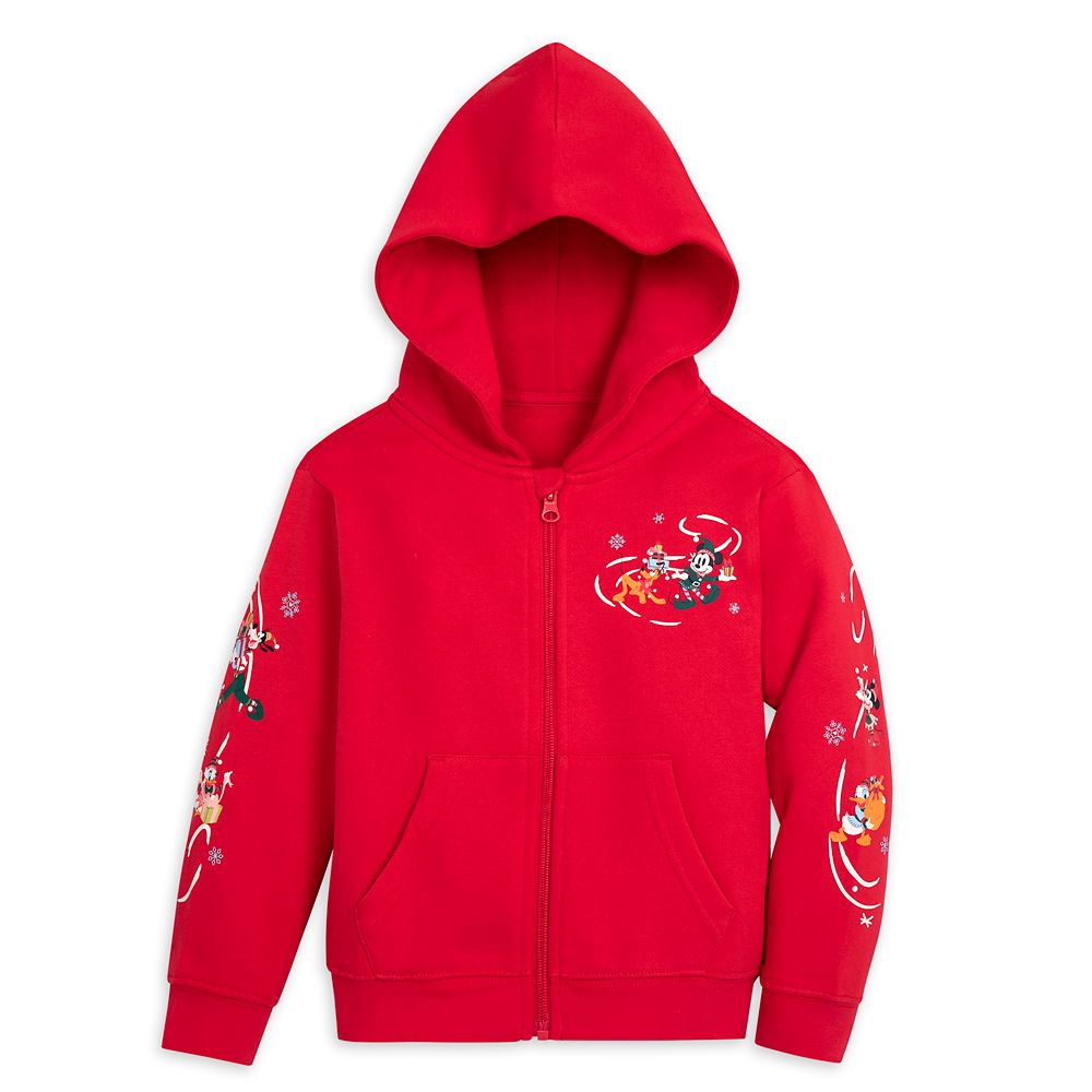 Mickey Mouse and Friends Fantasyland Castle Holiday Zip Hoodie for Kids Official shopDisney