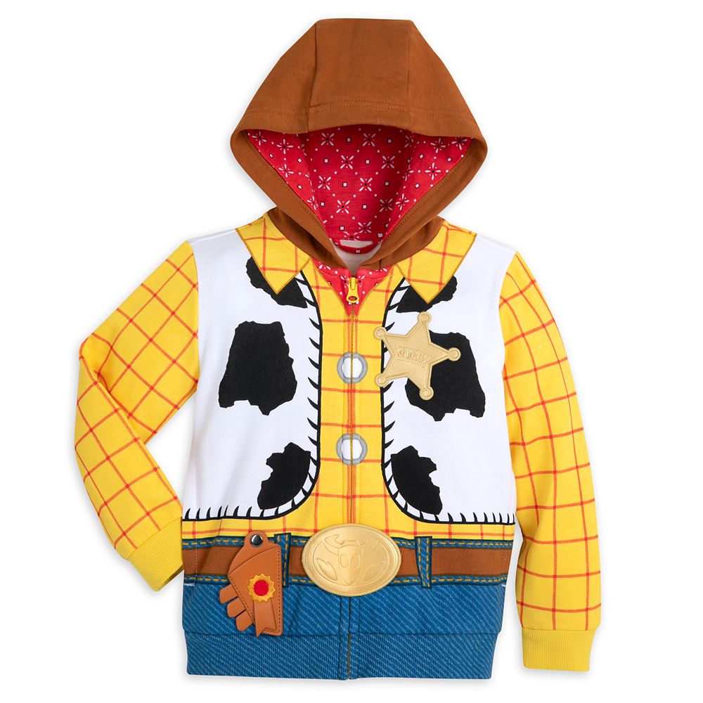 Woody Costume Zip Hoodie for Kids – Toy Story