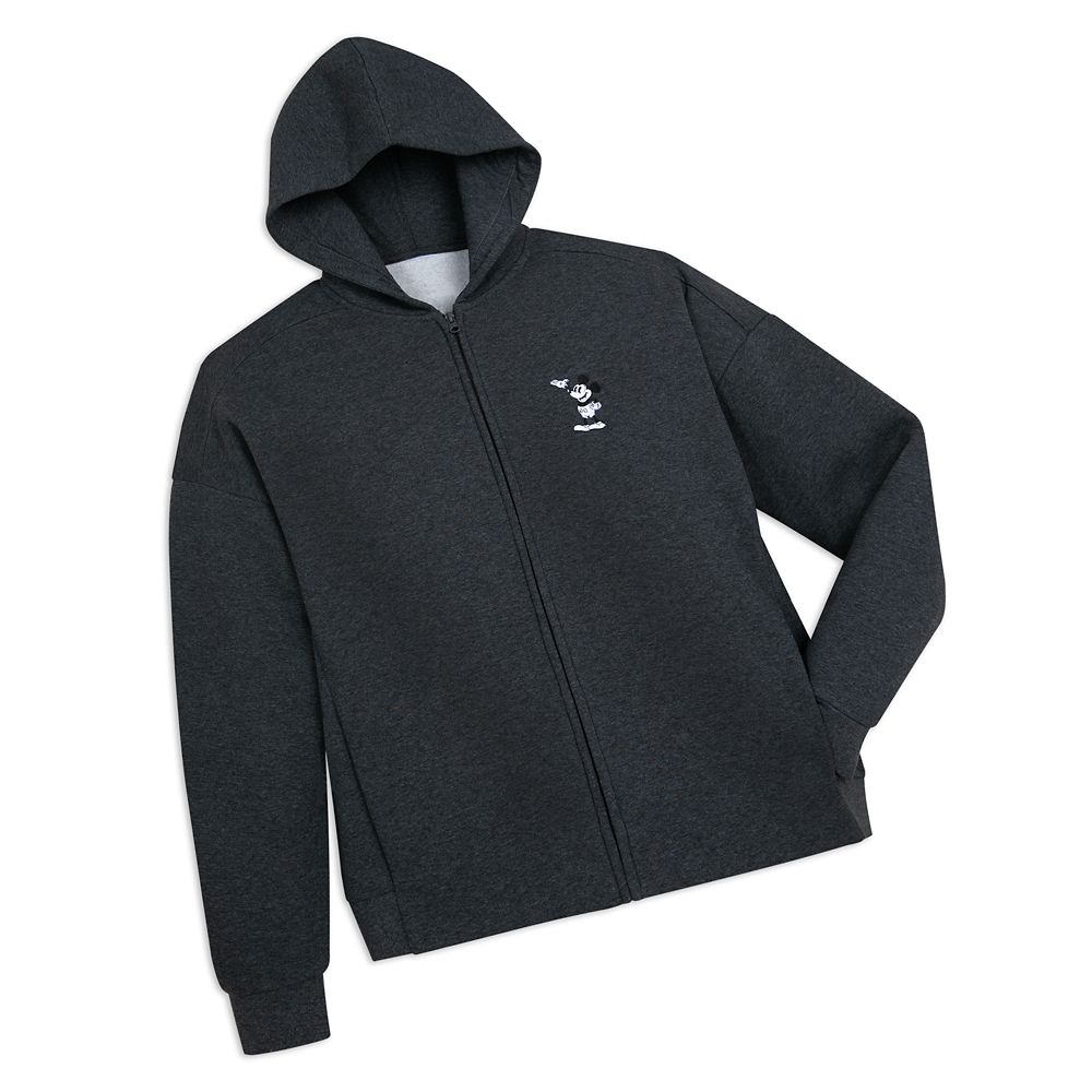 Mickey Mouse Zip Hoodie for Adults