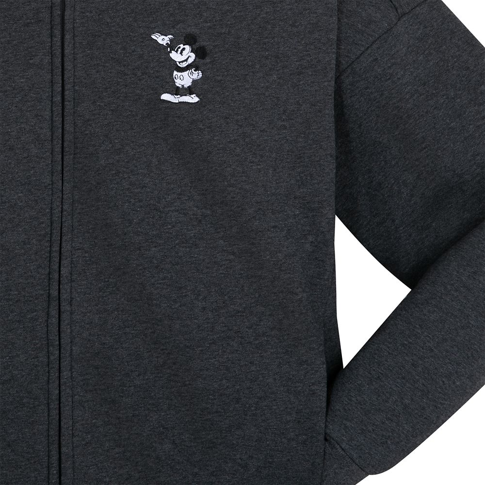 Mickey Mouse Zip Hoodie for Adults