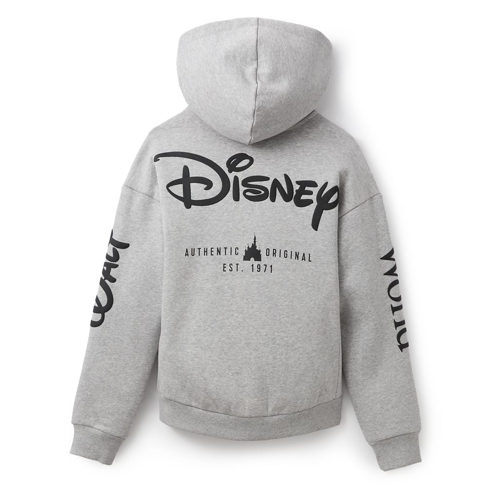 Walt Disney World Logo Zip Hoodie for Kids &ndash; Heather Gray