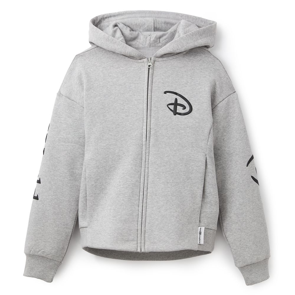 Walt Disney World Logo Zip Hoodie for Kids &ndash; Heather Gray
