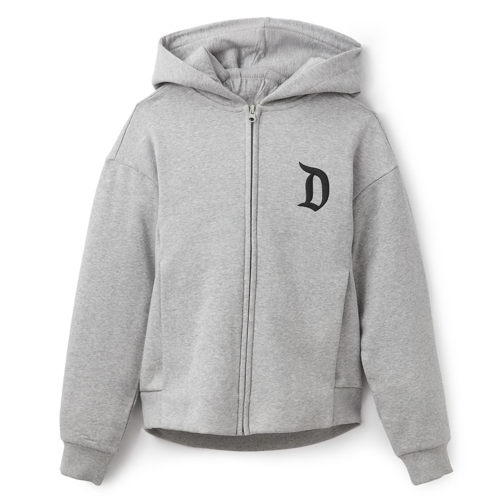 Disneyland Logo Zip Hoodie for Kids &ndash; Heather Gray