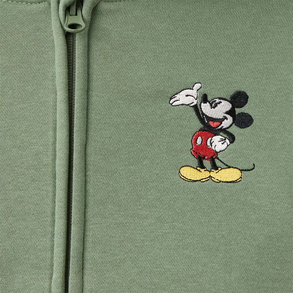 Mickey Mouse Zip Hoodie for Kids &ndash; Light Green