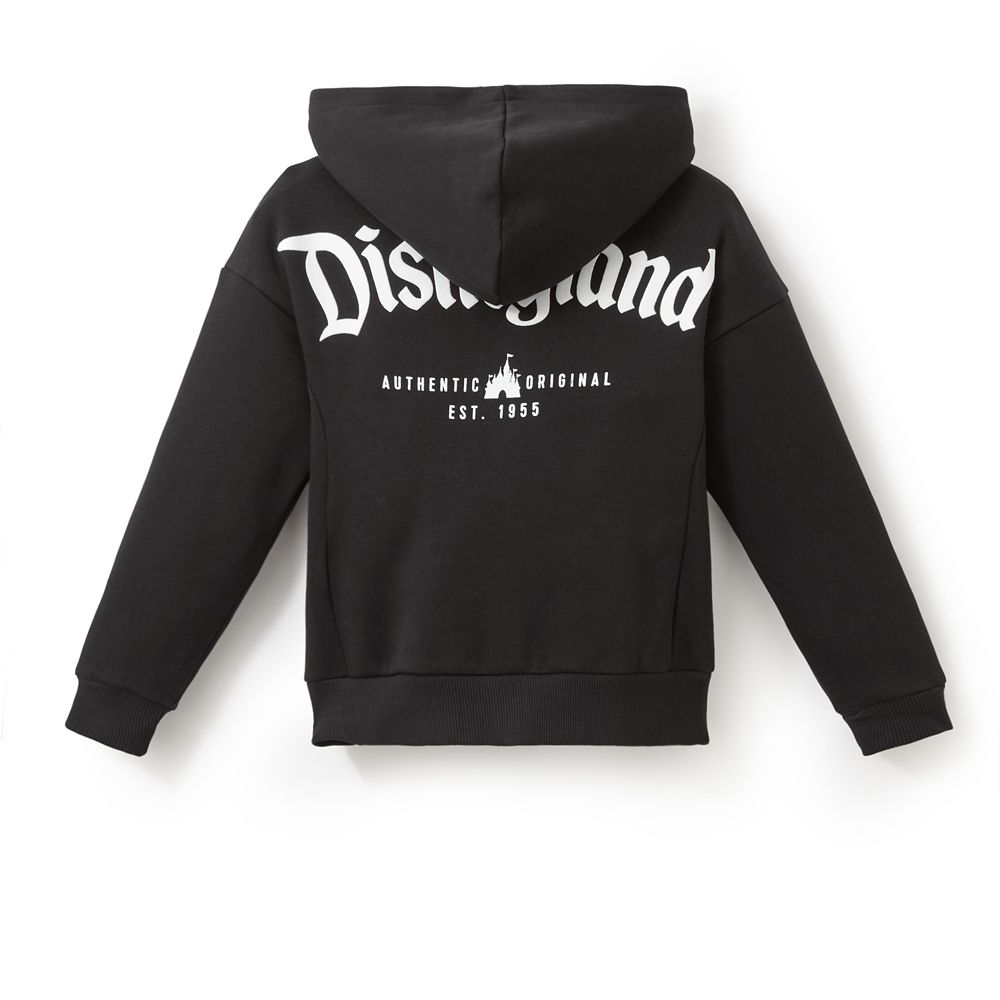 Disneyland Zip Hoodie for Kids &ndash; Black
