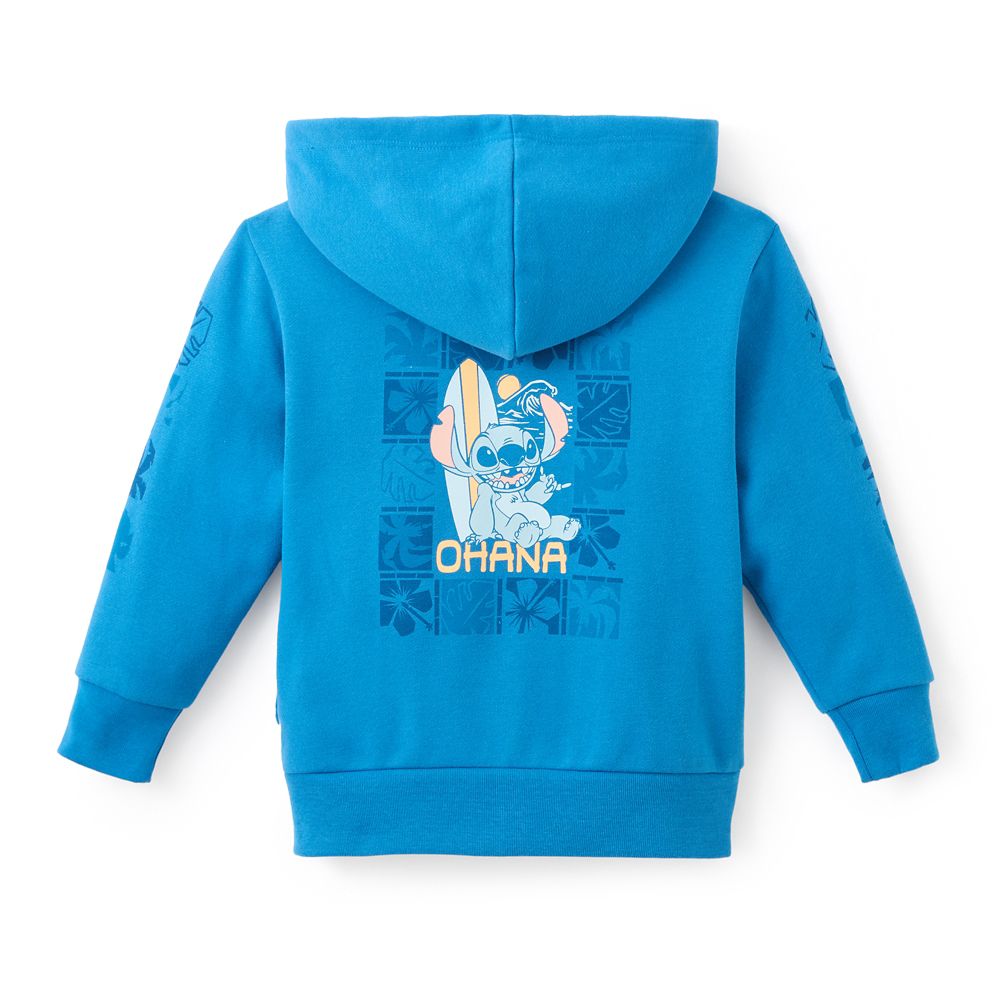 Stitch Surf Zip Hoodie for Kids &ndash; Lilo & Stitch