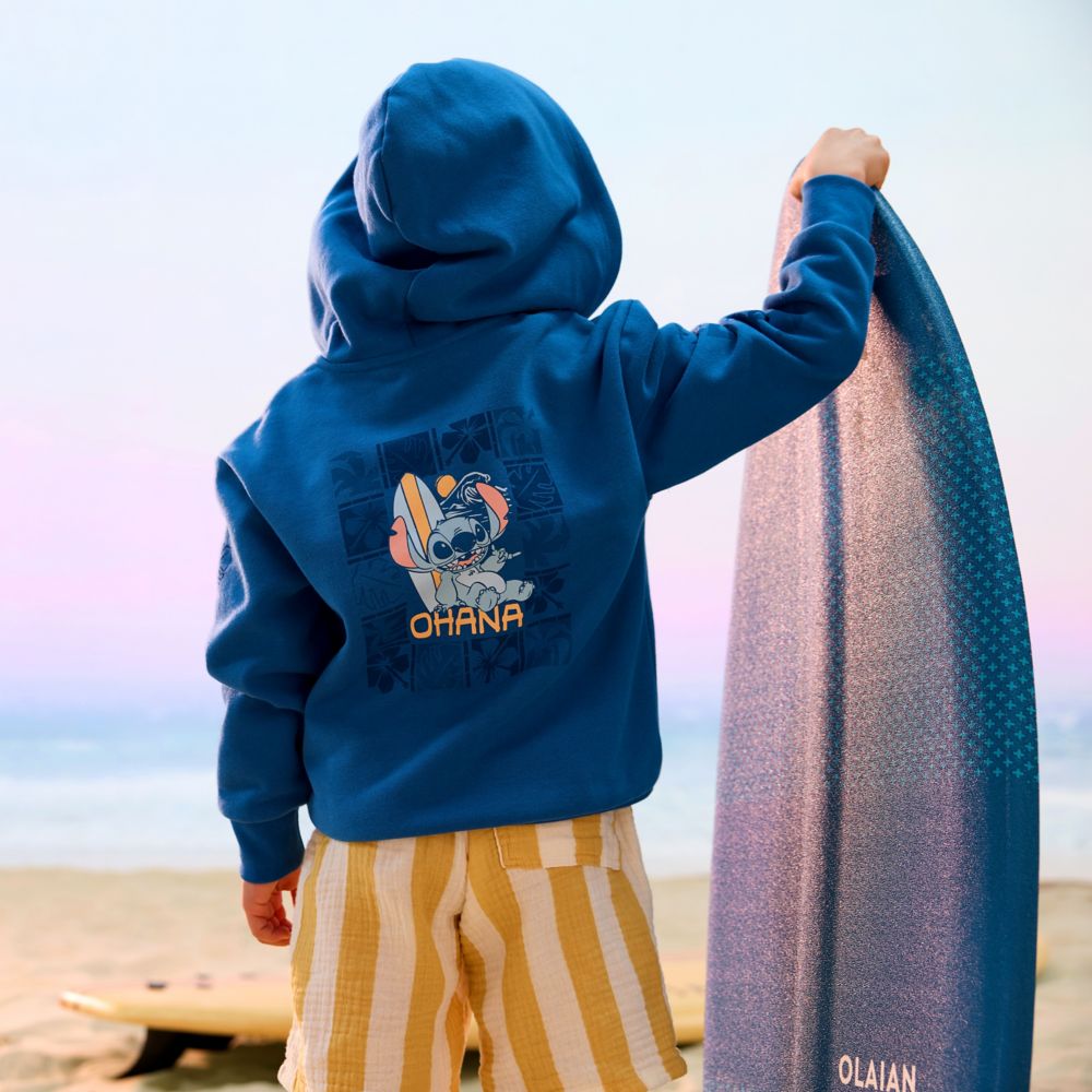 Stitch Surf Zip Hoodie for Kids &ndash; Lilo & Stitch
