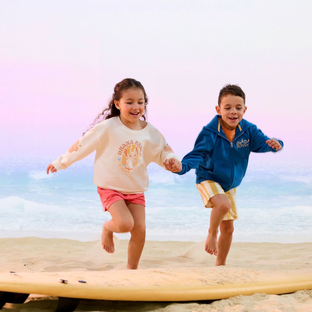 Stitch Surf Zip Hoodie for Kids &ndash; Lilo & Stitch