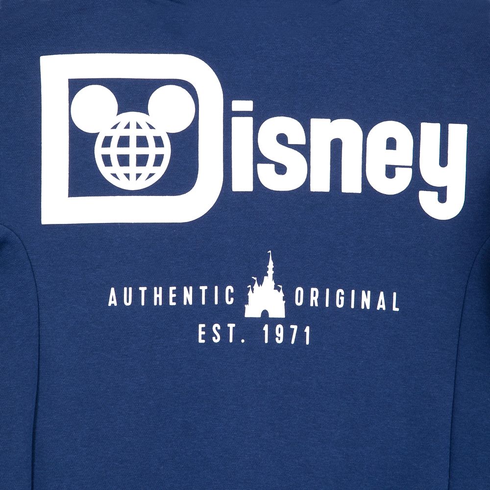 Walt Disney World Logo Zip Hoodie for Boys &ndash; Navy