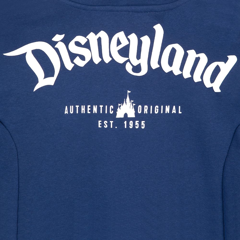Disneyland Logo Zip Hoodie for Kids &ndash; Navy