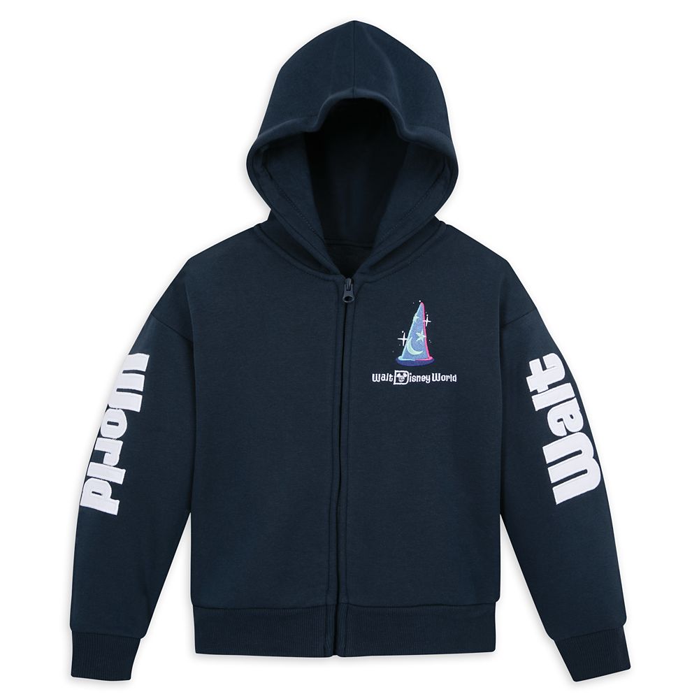 Sorcerer Mickey Mouse Zip Hoodie for Kids Walt Disney World