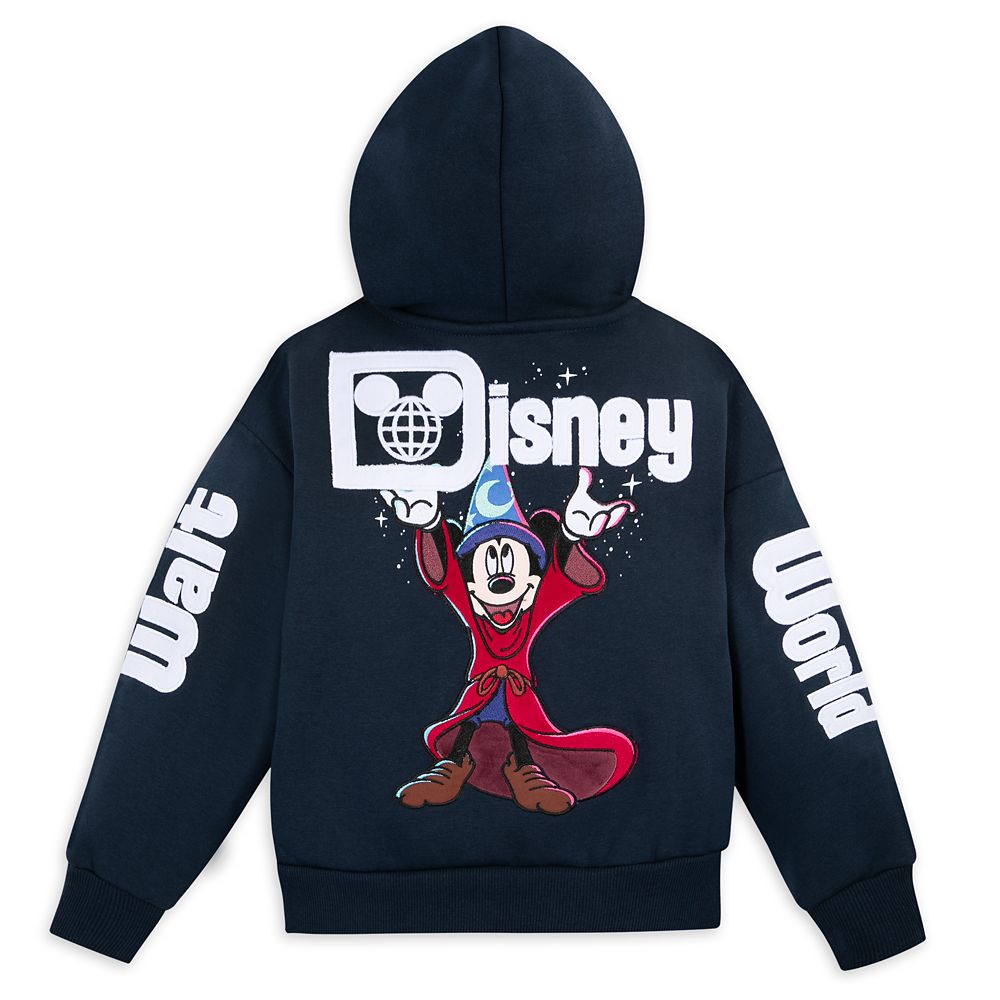 Sorcerer Mickey Mouse Zip Hoodie for Kids &ndash; Walt Disney World