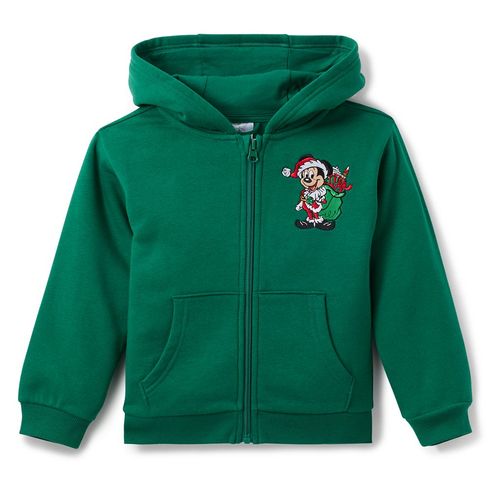 Santa Mickey Mouse and Friends Holiday Zip Hoodie for Kids Official shopDisney