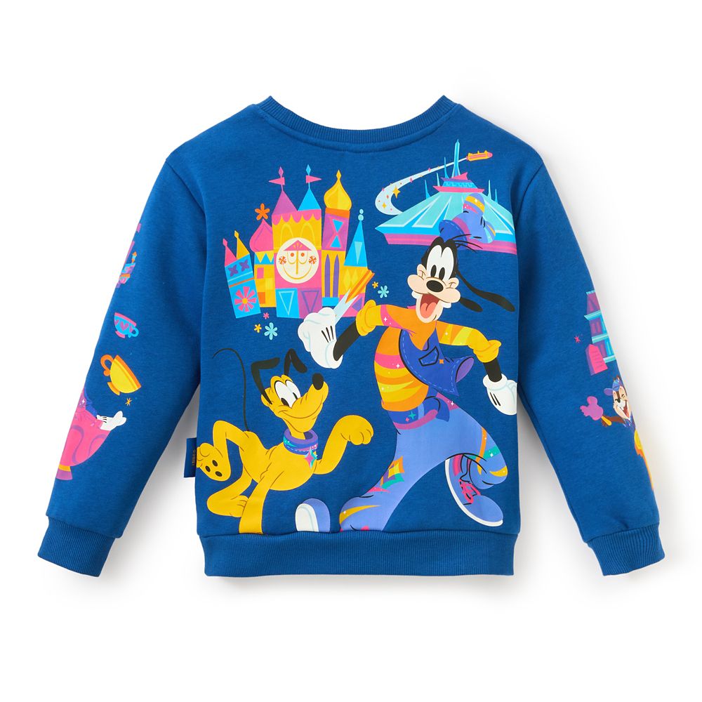 Mickey Mouse and Friends Pullover Sweatshirt for Kids &ndash; Disneyland 70th Anniversary